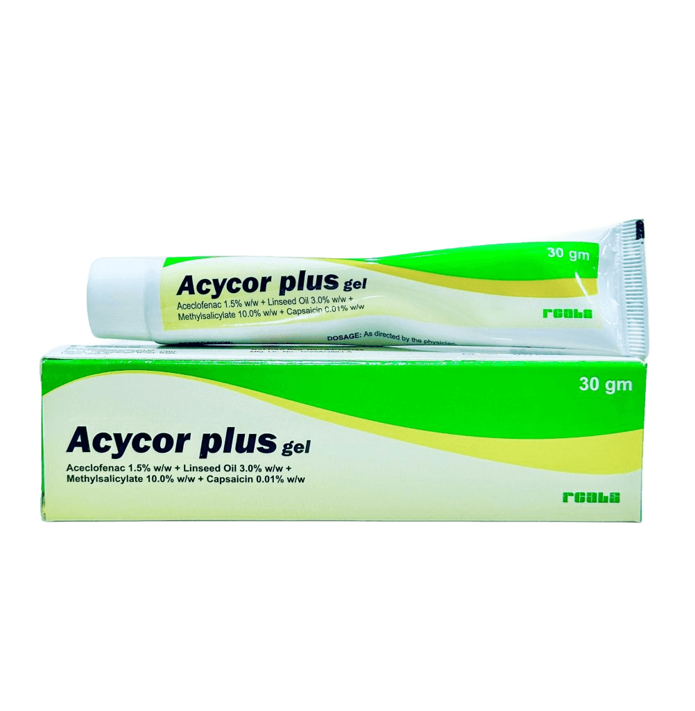 Acycor Plus Gel packaging — view 1