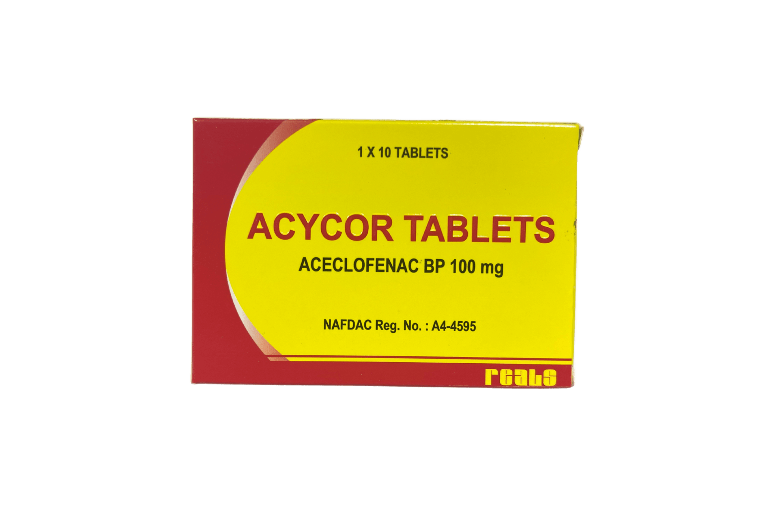 Acycor Tablet packaging