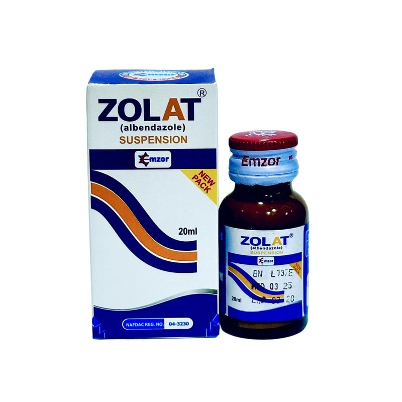 Zolat Suspension packaging