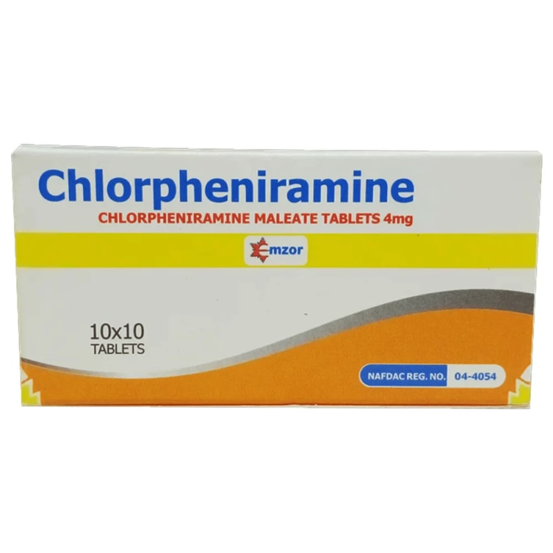 Emzor Chlorpheniramine Syrup packaging — view 1