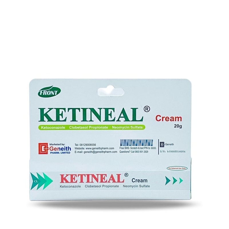 Ketineal Cream packaging