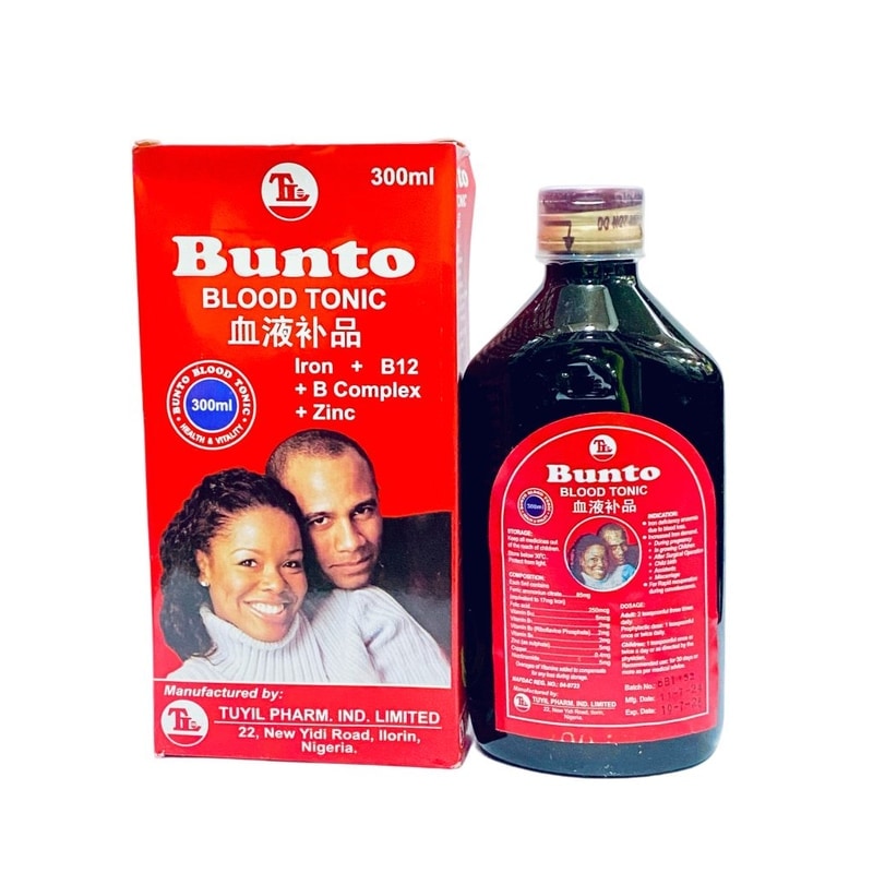 Bunto Blood Tonic packaging