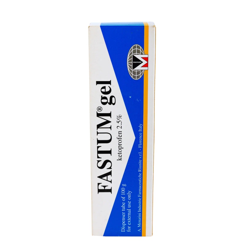 Fastum Gel packaging — view 1