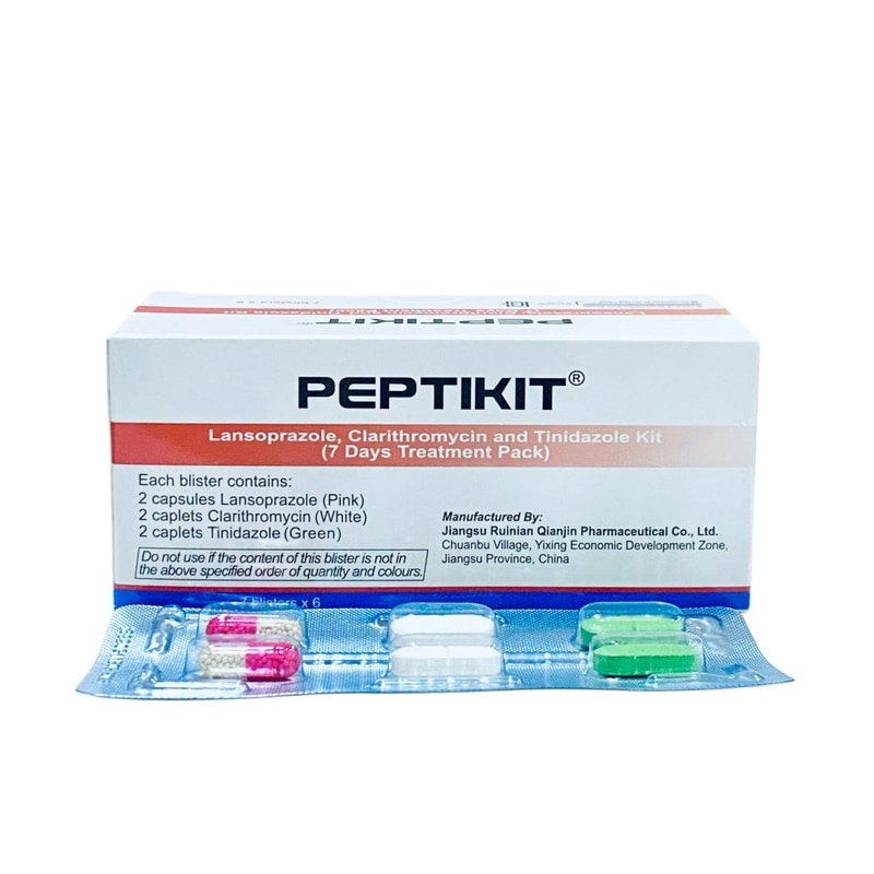 Peptikit packaging