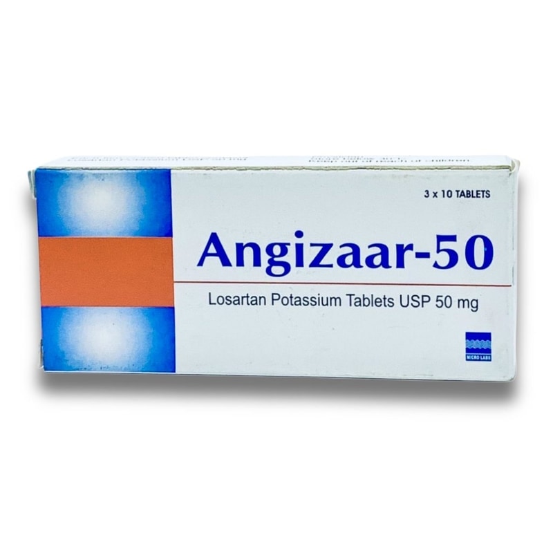 Angizaar-50 Tablets packaging