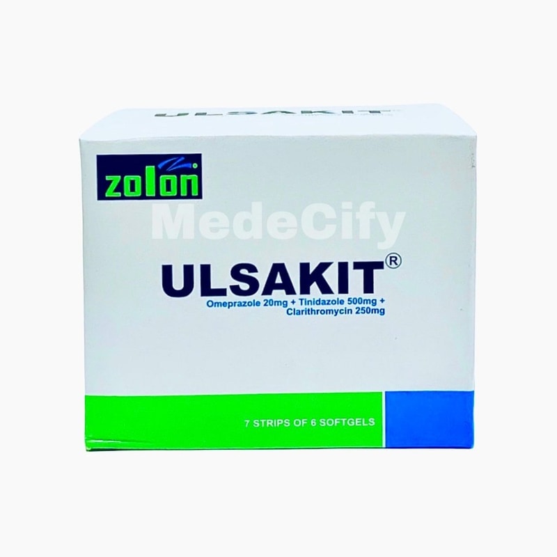Ulsakit Softgels packaging
