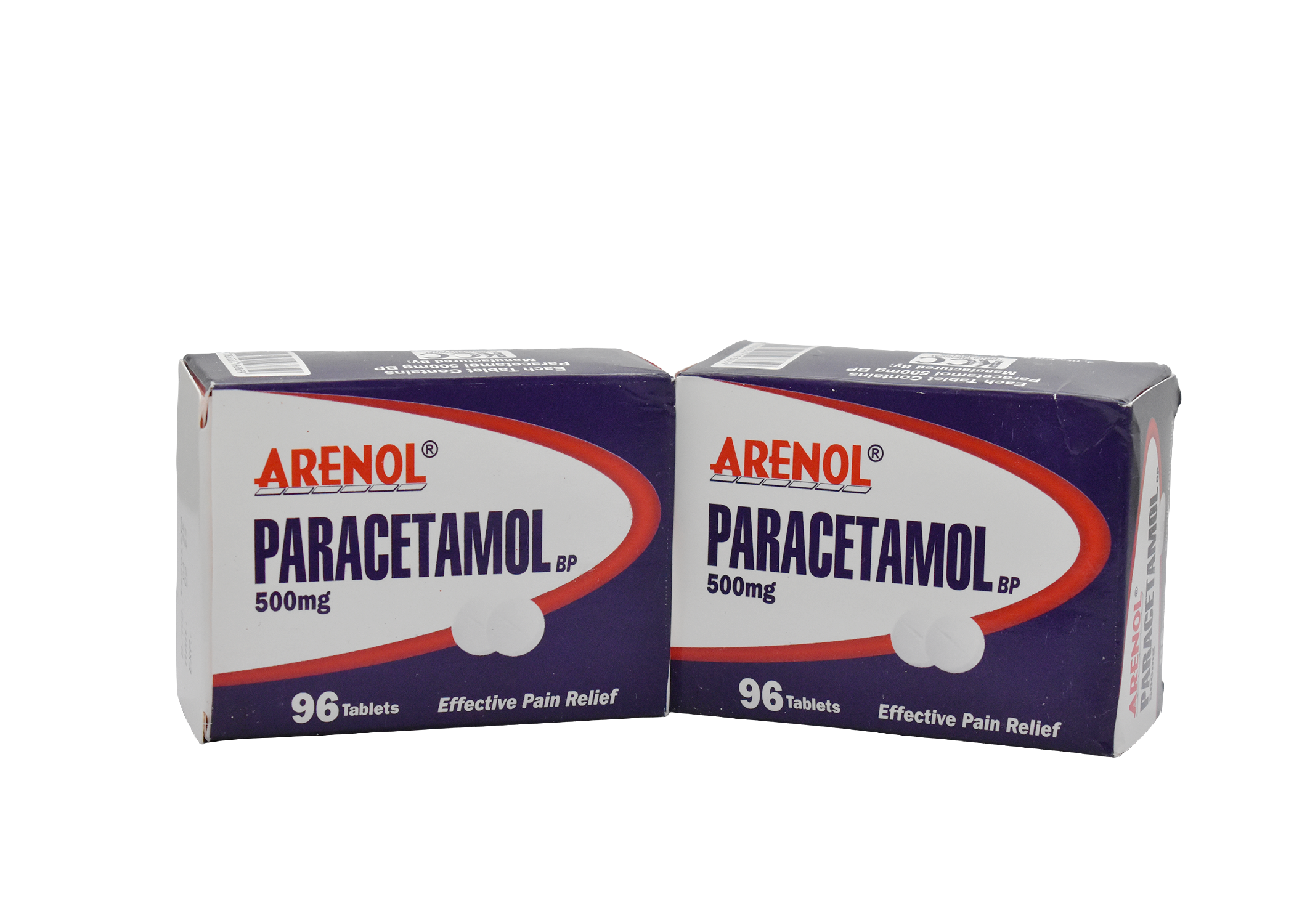 Arenol Paracetamol Tablet packaging