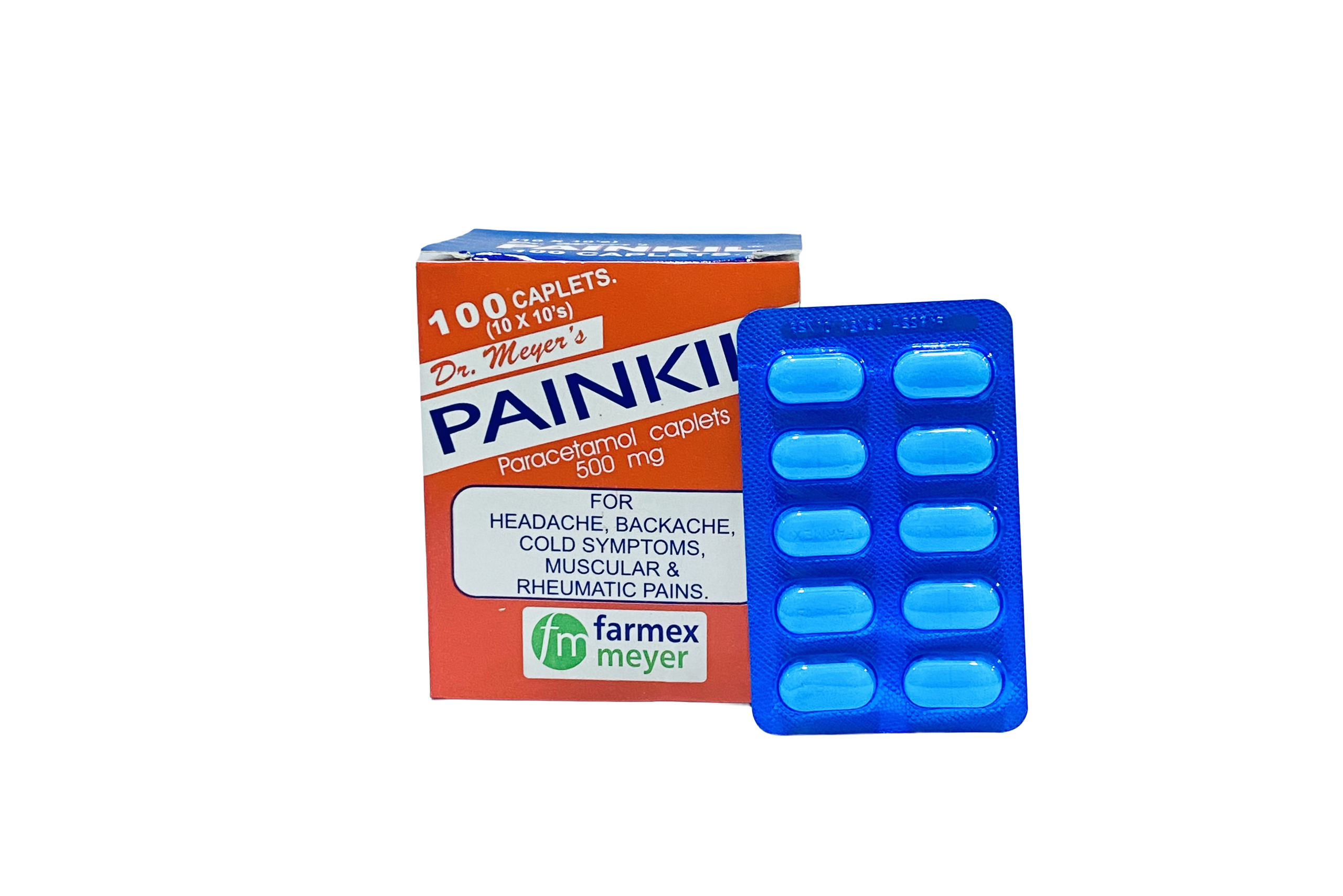 Dr. Meyer's Painkill Caplet packaging